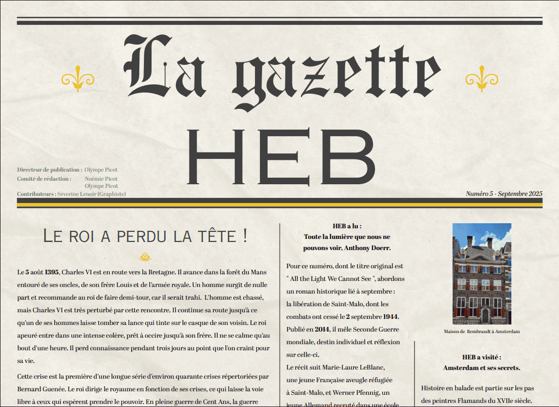 Gazette HEB #6
