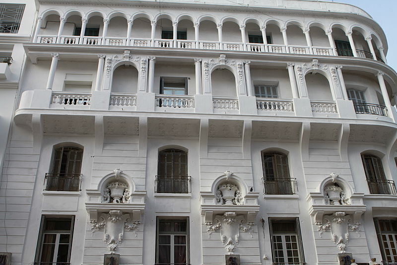 Immeuble de la période du Protectorat français, à Casablanca. © Dr Didier Hintz.